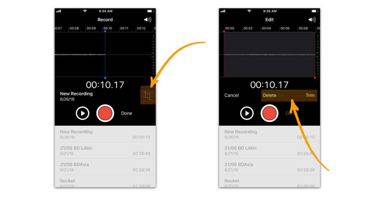 how to convert voice recording to text on iphone