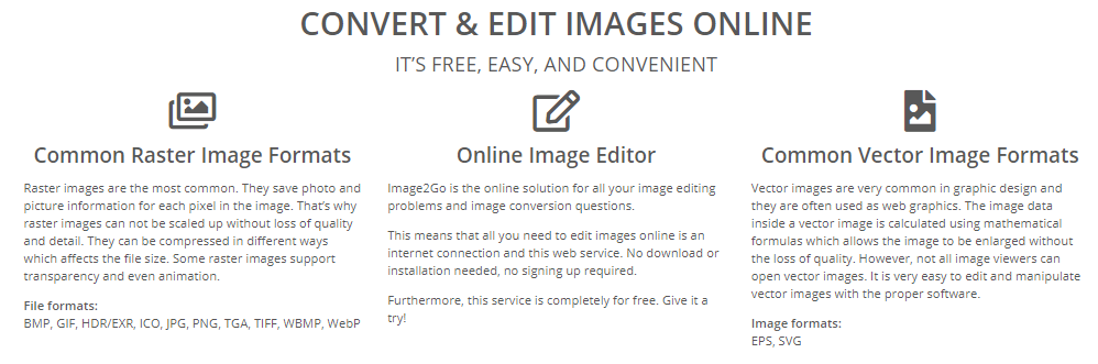 Image2go image creator